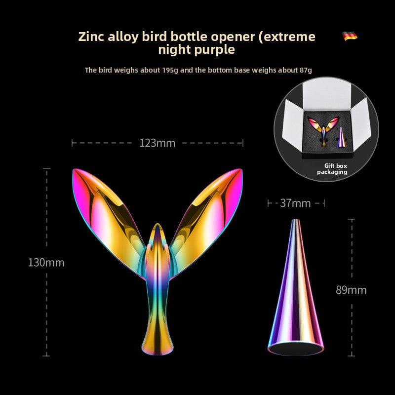 Creative Bird Shape Bottle Opener Balancing Tumbler