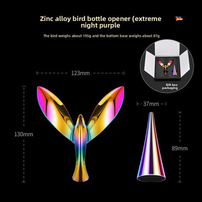 Creative Bird Shape Bottle Opener Balancing Tumbler