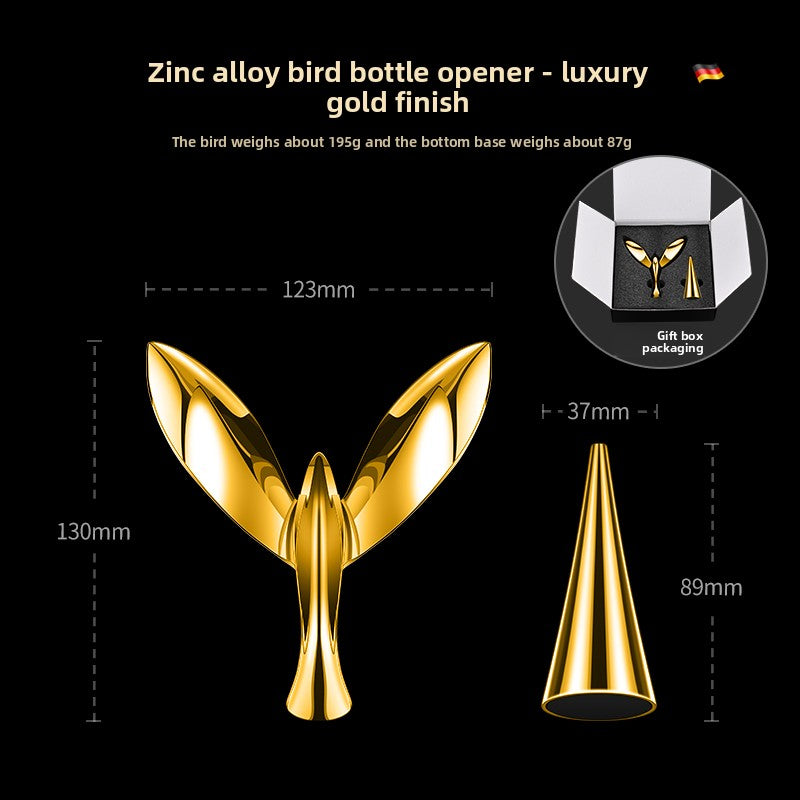 Creative Bird Shape Bottle Opener Balancing Tumbler