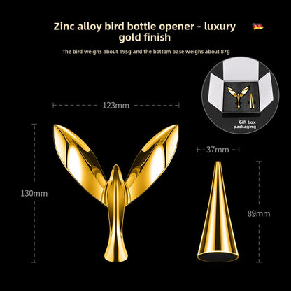 Creative Bird Shape Bottle Opener Balancing Tumbler
