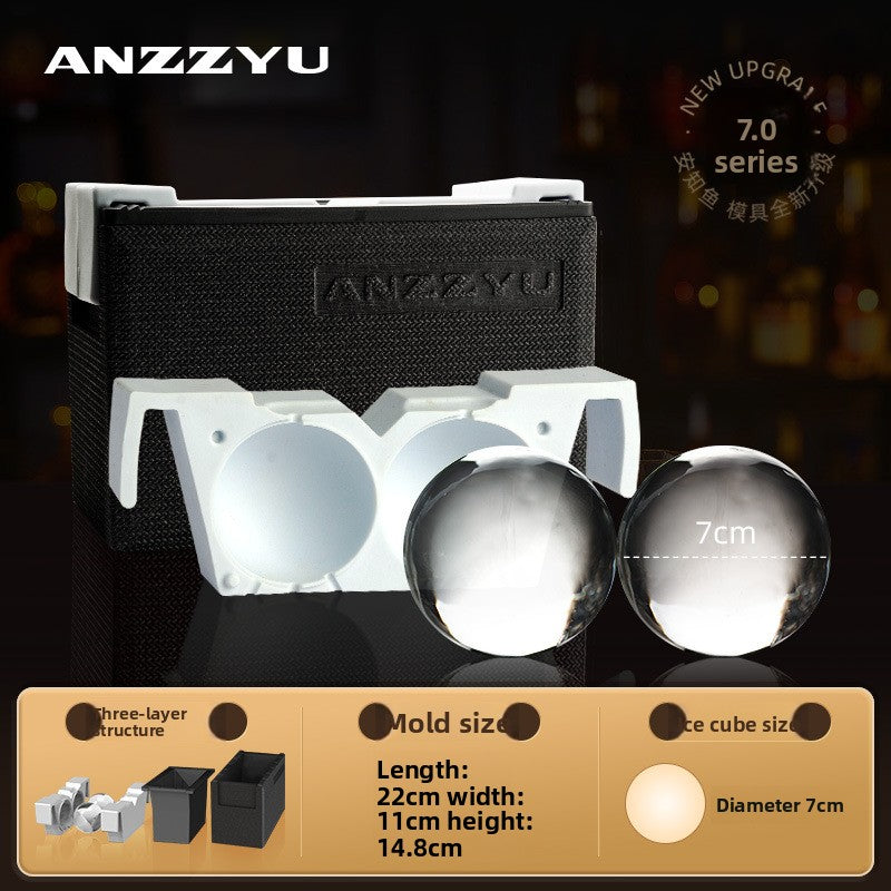 Silicone Ice Ball and Cube Mold Tray