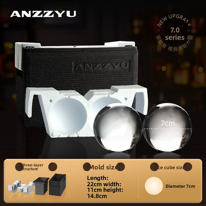 Silicone Ice Ball and Cube Mold Tray