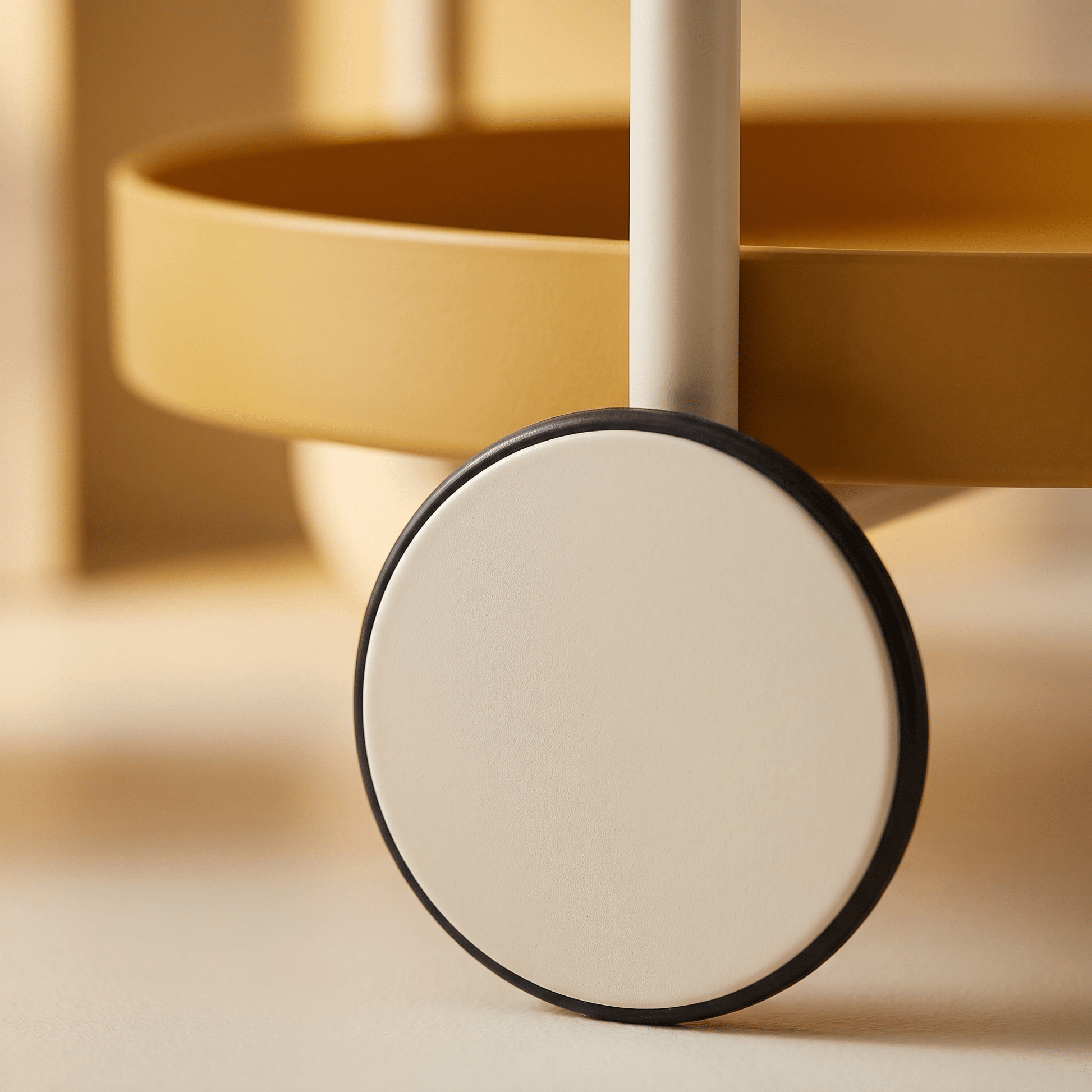 The Airlie two-tier cart in living room — compact side trolley Australia