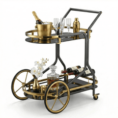 The Savoy Art Deco Beverage Cart