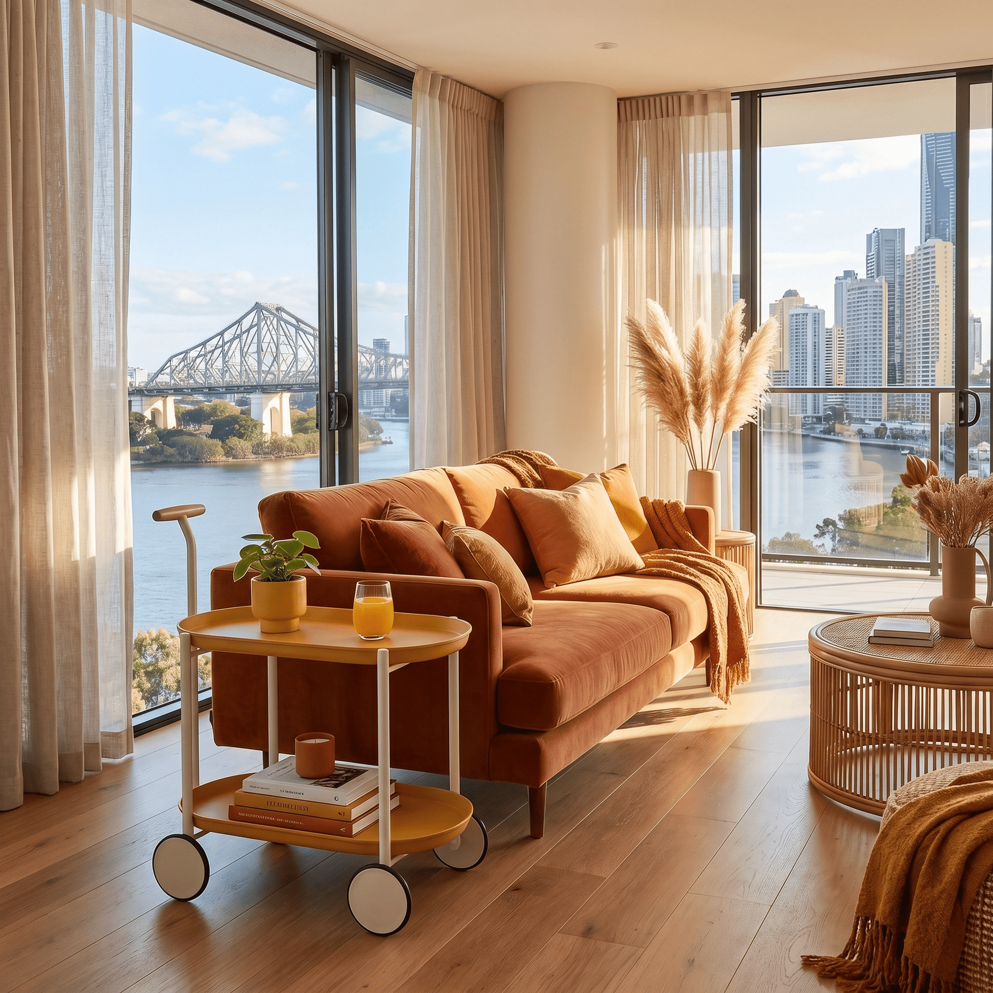 The Surry Hills rolling trolley with storage — two-tier white ABS cart Australia